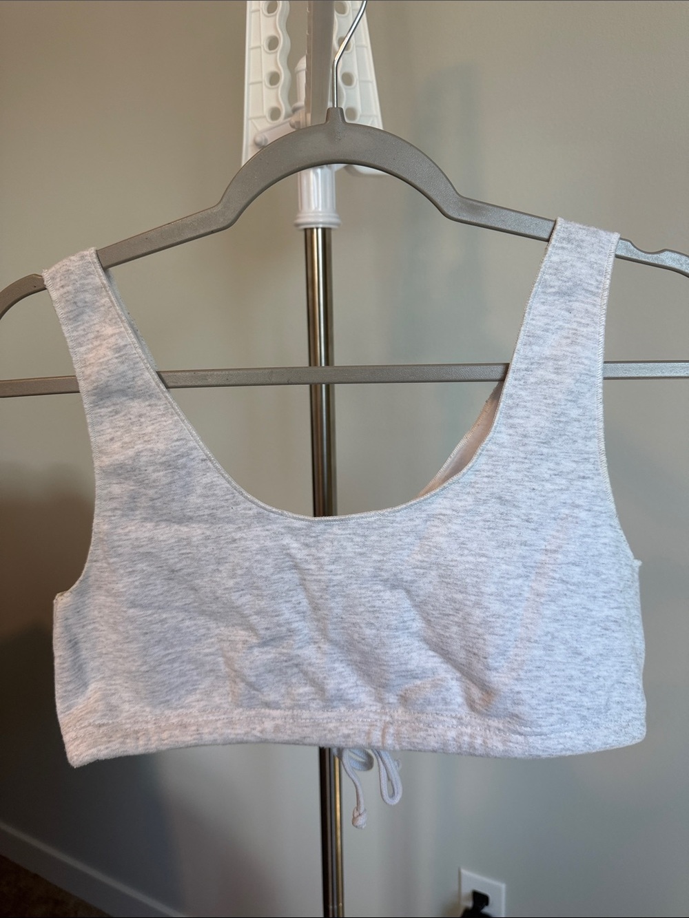SKIMS cotton fleece bralette